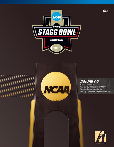 2024 NCAA Division III Football Championship Stagg Bowl Program