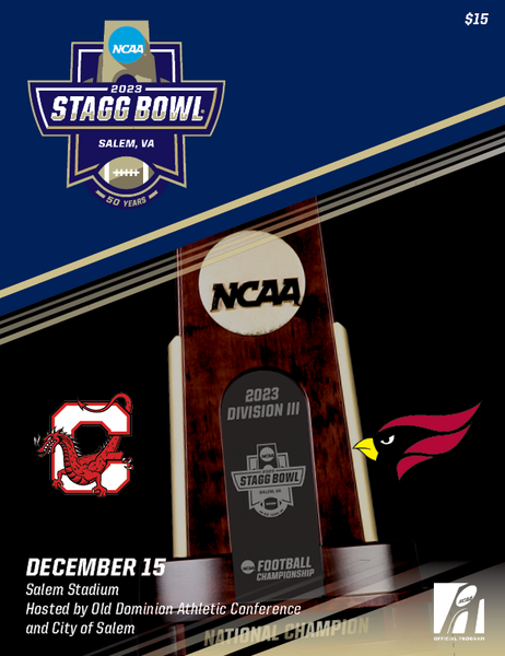 2023 NCAA Division III Football Championship Stagg Bowl Program